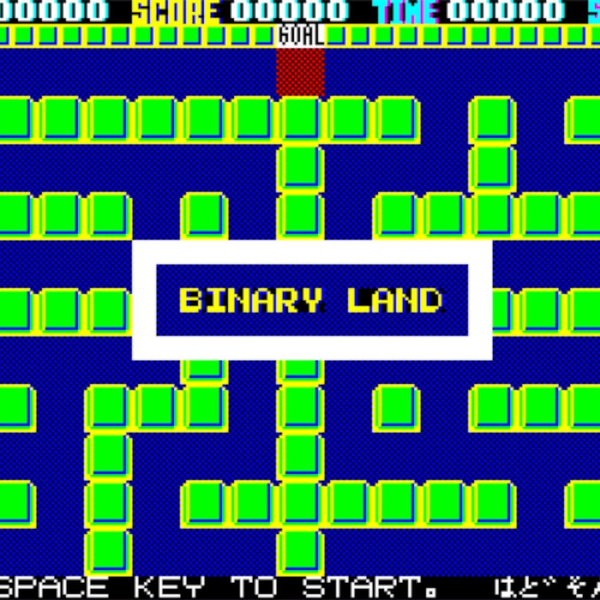 Binary Land_バイナリィ・ランド(Sharp X1, 1983, Hudson Soft_Mr 