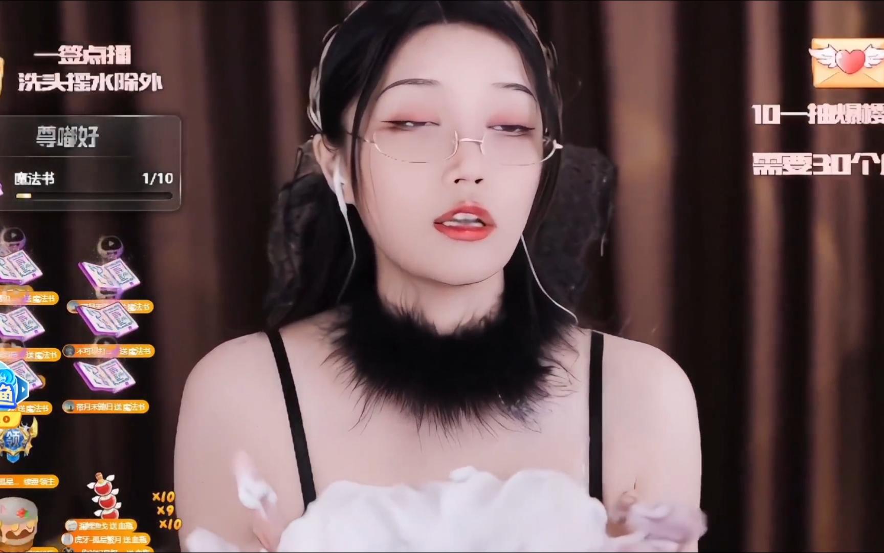 【助眠】虎牙夏乔恩 洗头天花板~抓头皮 刮麦 每一秒都在刺激你的敏感
