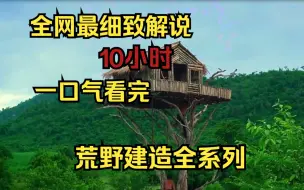 Download Video: 【10小时】一口气看完《荒野建造全系列》9999部，助眠神视频，很少有人能坚持看完！