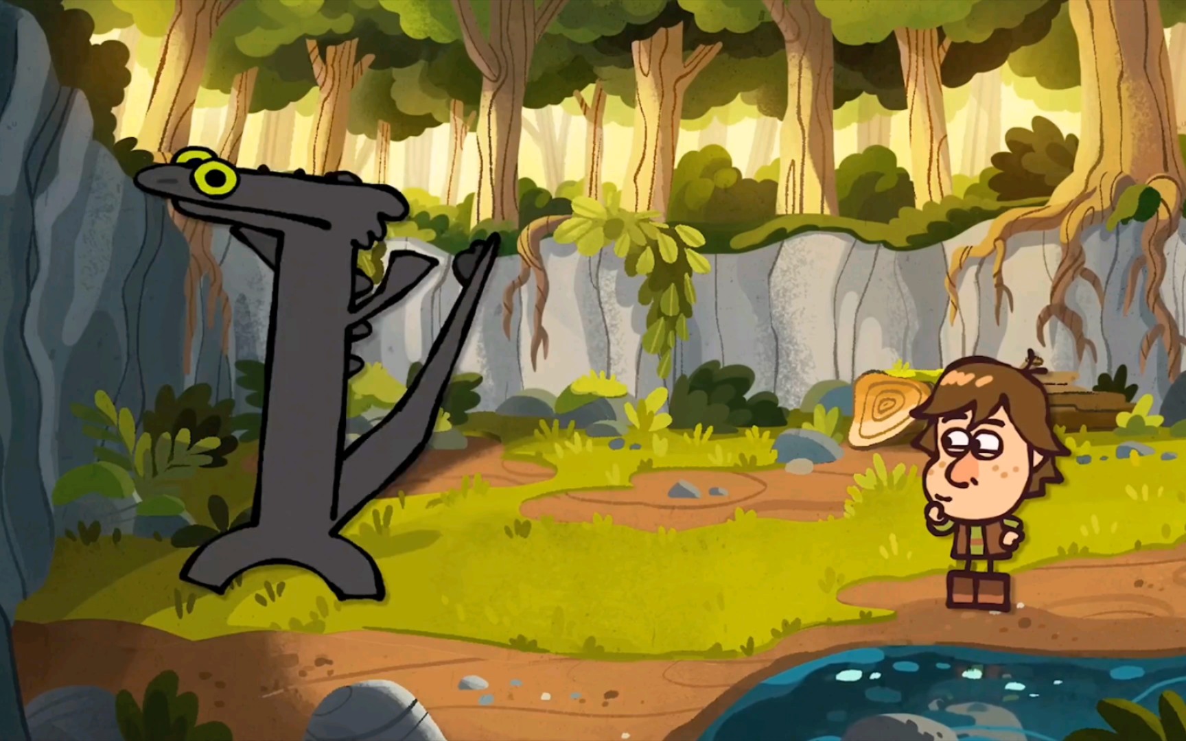 q版《驯龙高手》会跳舞的飞龙你见过吗 .