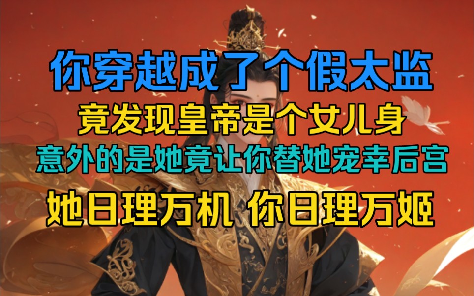 你穿越成了一个假太监 本来想老老实实做个假太监,岂料意外发现皇帝竟是女儿身,意外的是她竟让你替她宠幸后宫,她日理万机,你也日理万姬…哔哩哔...