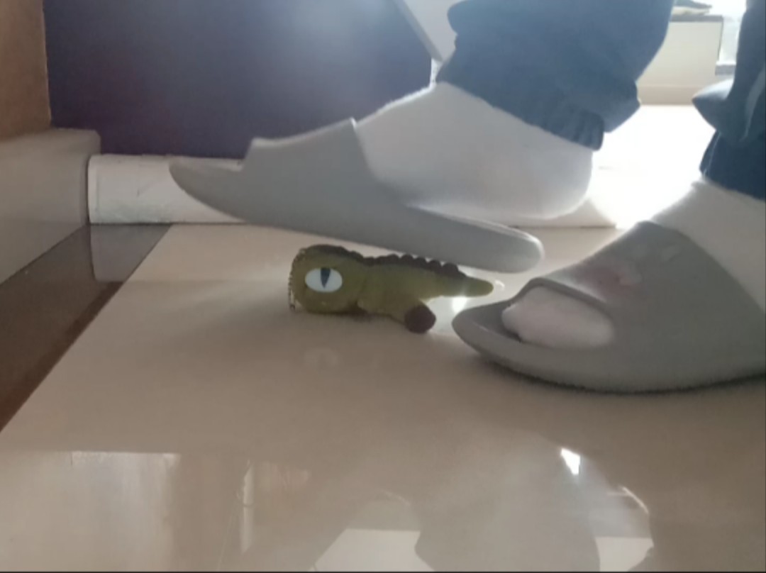 沉浸式踩毛绒玩具