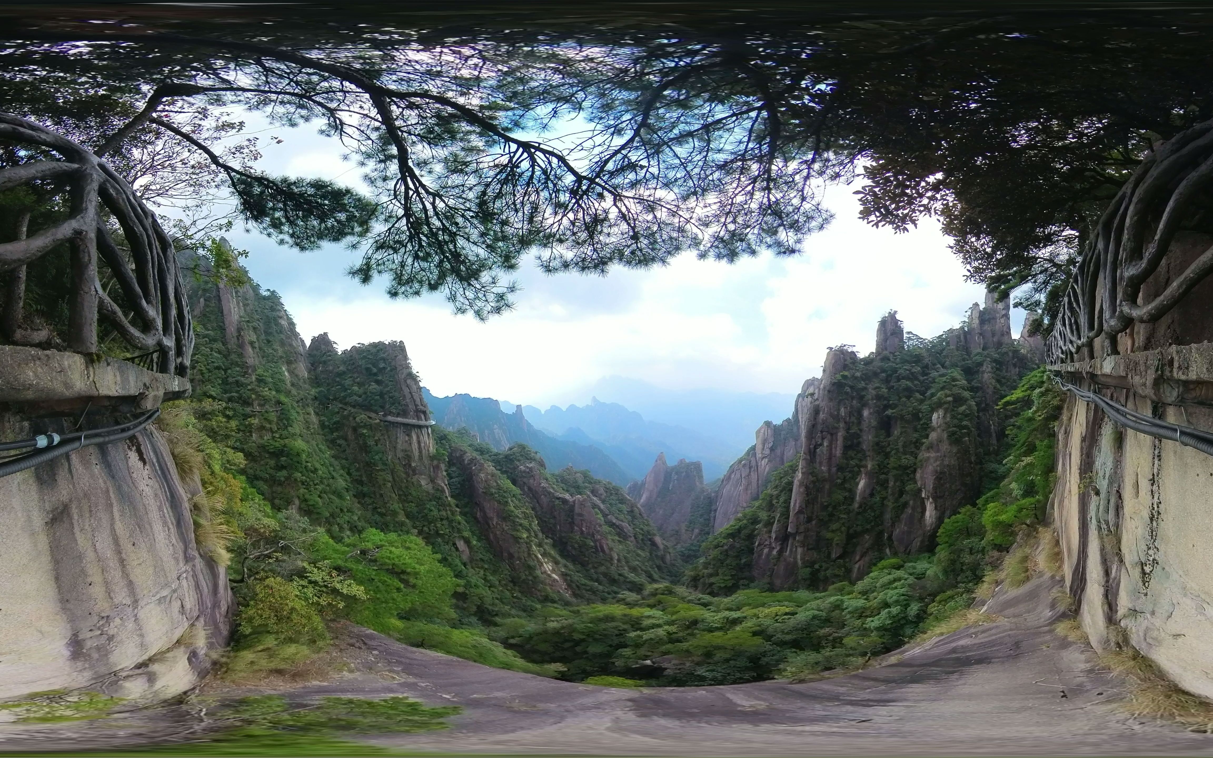 360°全景vr 上饶三清山 拍摄来自 insta 360 x3 全景相机