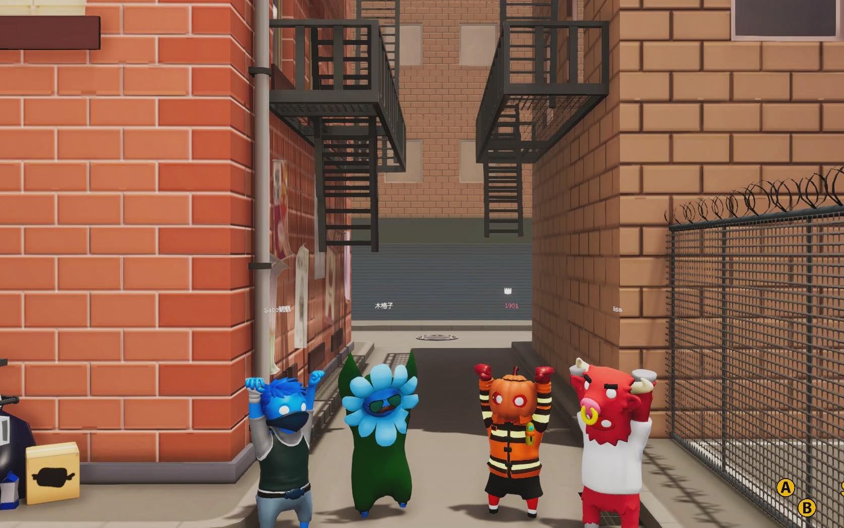 【gang beasts/基佬大乱斗】全程高能,多人撕逼,不太友谊的足球赛