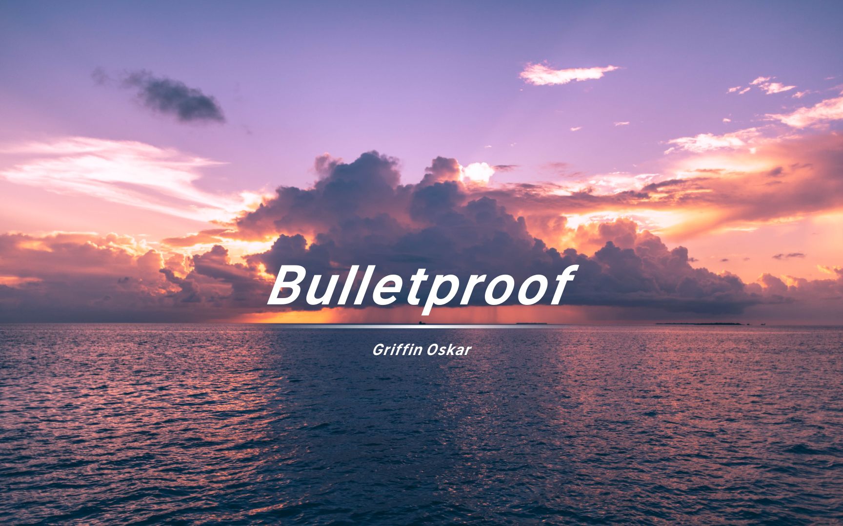 [图]太惊艳了《Bulletproof》一定不能错过的音乐！！！