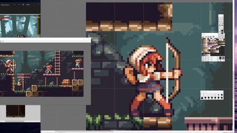 Pixel Art Game Mockup by Persegan on DeviantArt