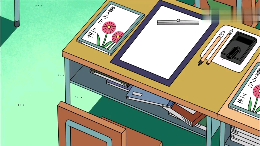 樱桃小丸子之小丸子在厕所找山田同学被老师误以为到处玩