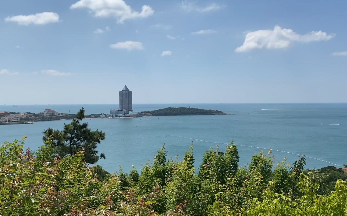 青岛小鱼山美景