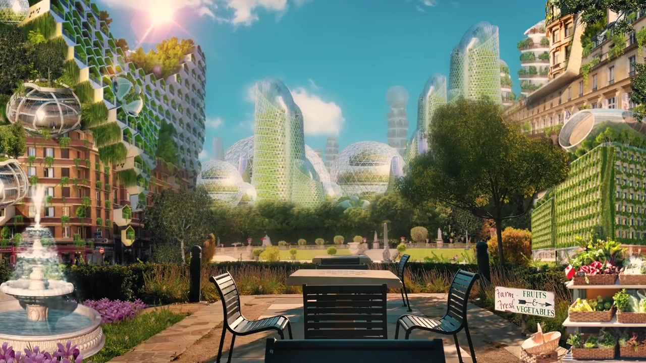 白噪音 l 学习bgm l asmr l 塞拉夫市的阳光朋克海岸氛围