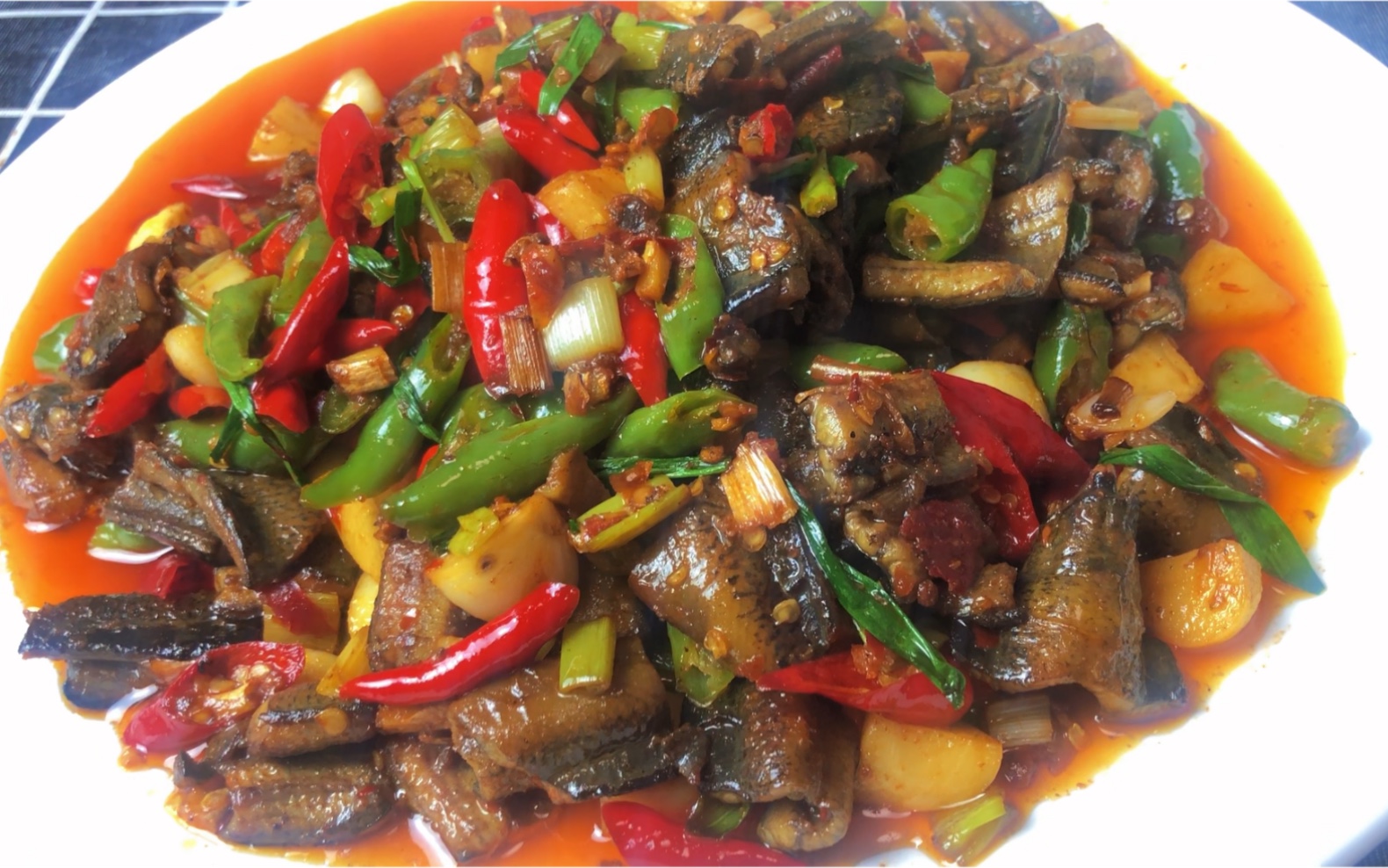 这样一道,鲜椒鳝段,太好吃了