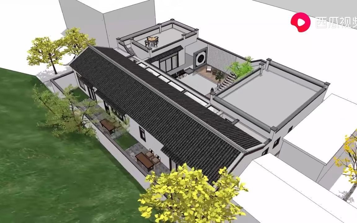 北京三合院,一层设计平房村人都说好,能比的过邻居小洋楼吗?