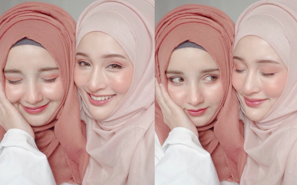 泰国美妆头巾宝妈的洗发水广告拍摄vlog与妹妹一起准备妆容grwm和老公