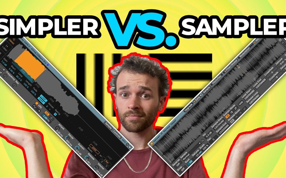 Simpler vs. Sampler  都是Ableton自带的采样器,有什么不同?哔哩哔哩bilibili