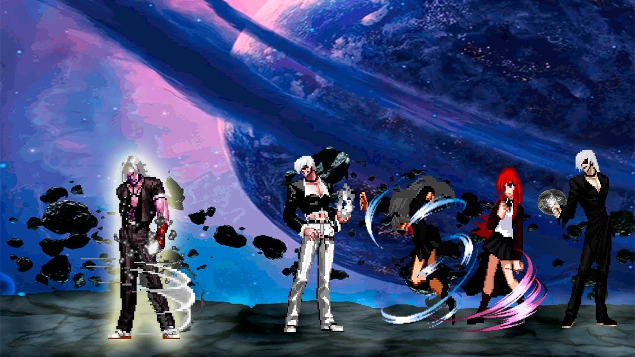 拳皇mugen:地狱草薙京vs秋叶八神队,上来就是秒,绝不拖泥带水