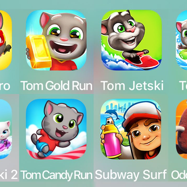 Minion Rush, Talking Tom Gold Run, Hero Dash, Jetski 2, Subway Surfers