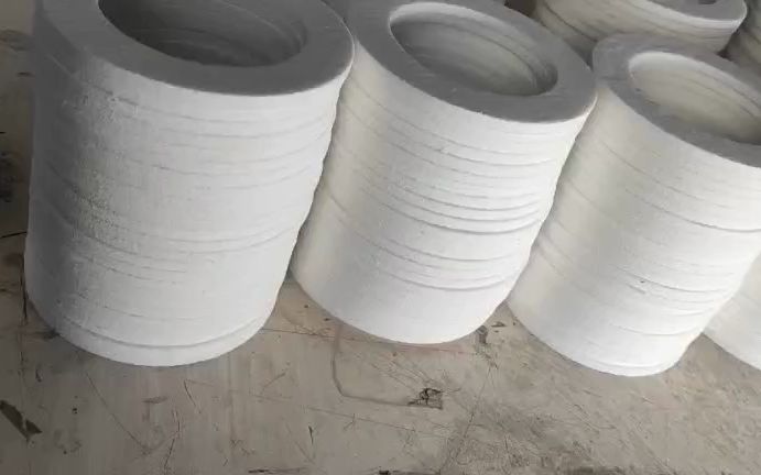 硅酸铝 陶瓷纤维垫片定制含锆耐火 高温纤维垫片定做 耐高温隔热垫