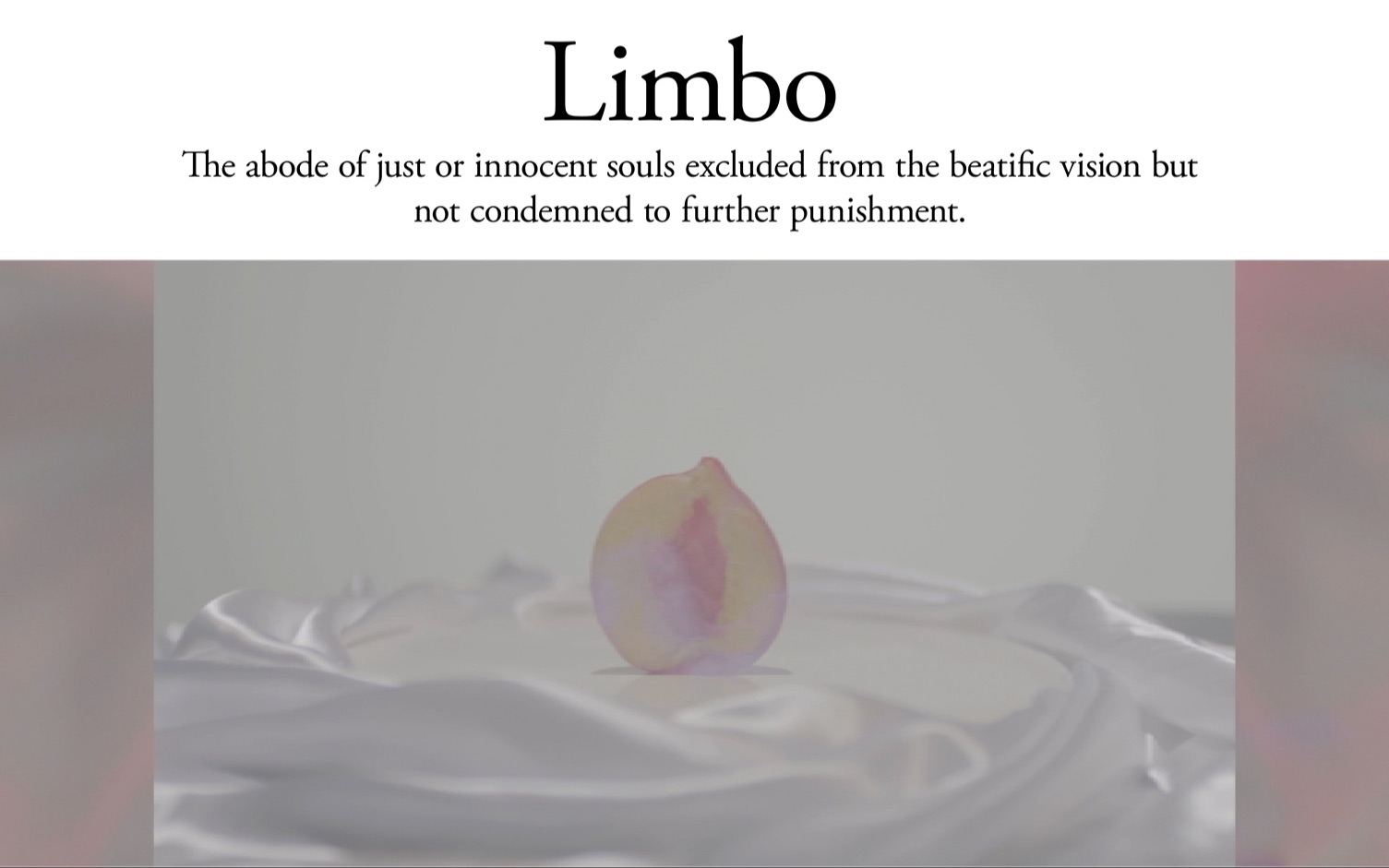 中央美术学院毕业设计 | 实验短片《Limbo/边境》哔哩哔哩bilibili