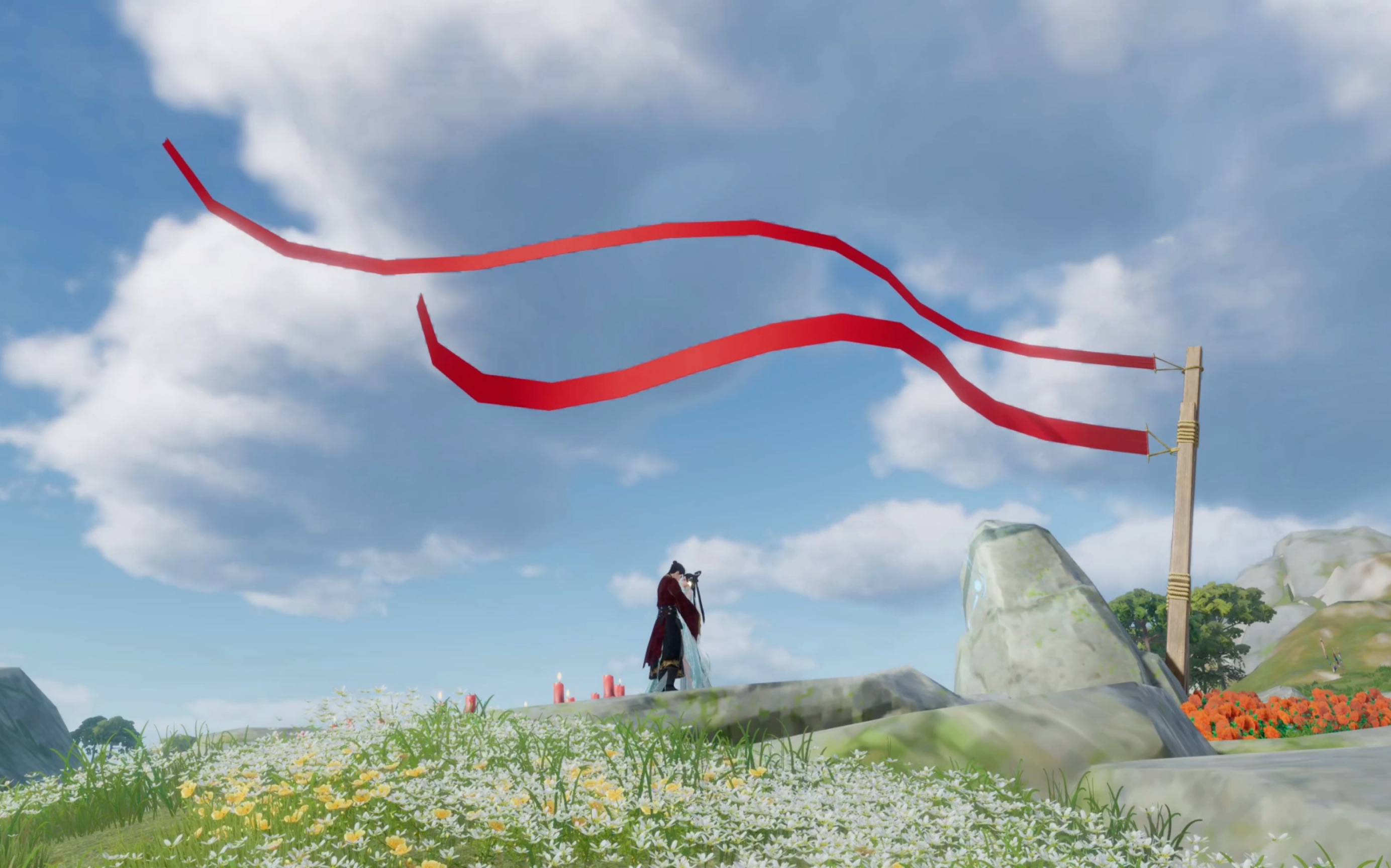 【剑网3】风吹幡动,仁者心动