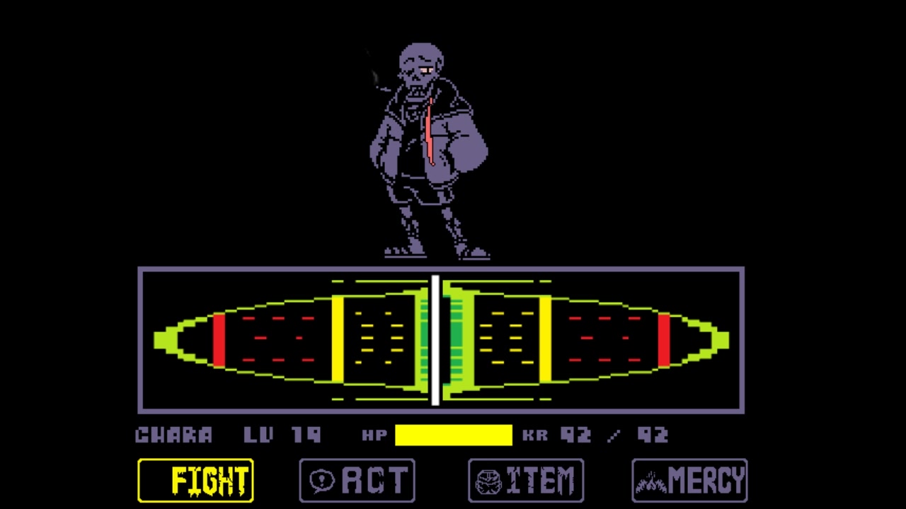 【swapfell】财迷审判战英文版一阶段无伤!