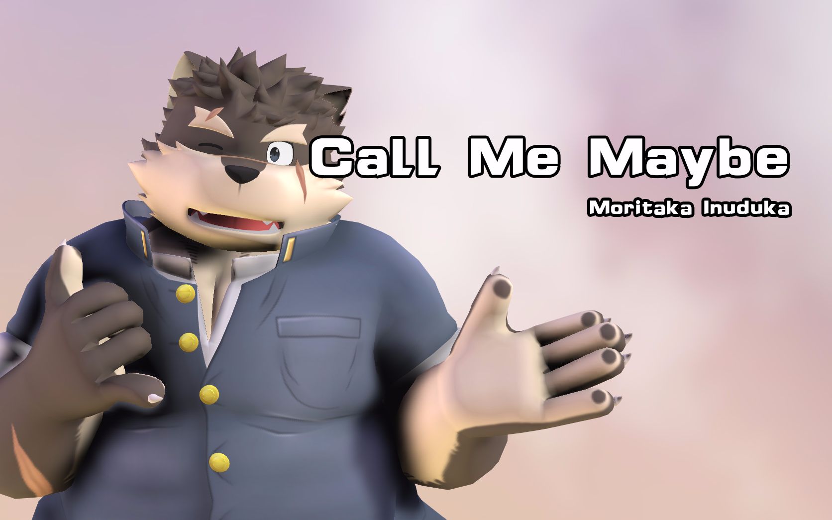 【mmd】call me maybe - 犬冢 (1min)_哔哩哔哩 (゜-゜)つロ 干杯