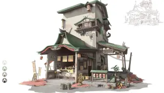 【3dmax建模】写实风格化场景制作，适合新手学习的3dmax场景建模教学！