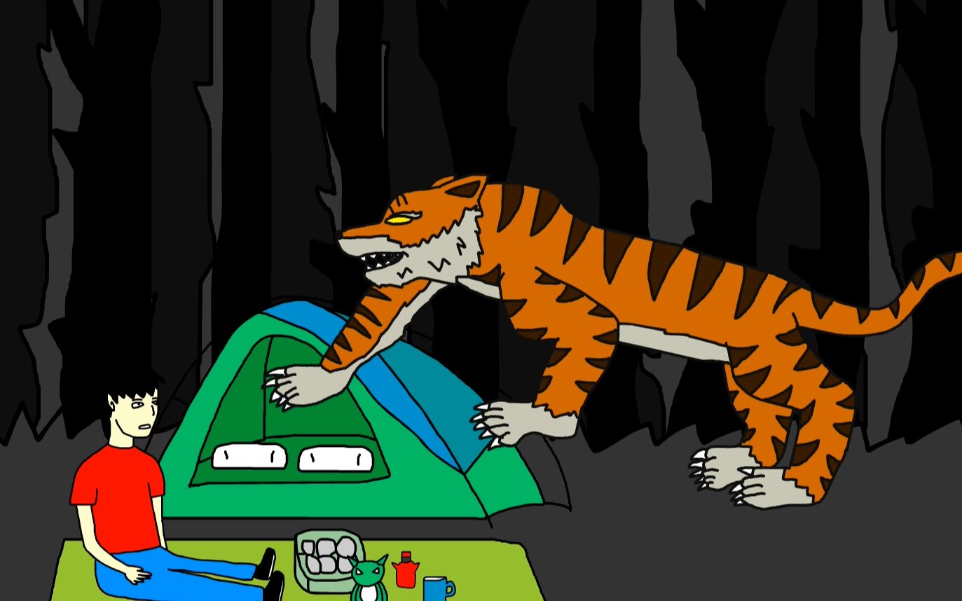 小明恐怖动画大脚怪下集