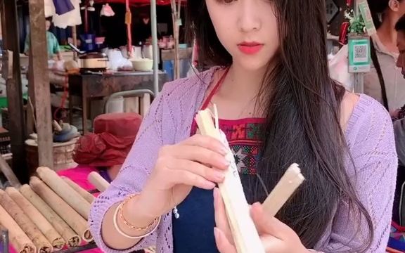 猪八戒同款 竹筒饭~哔哩哔哩bilibili