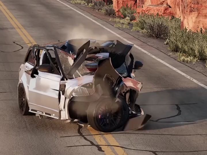 国外汽车碰撞测试