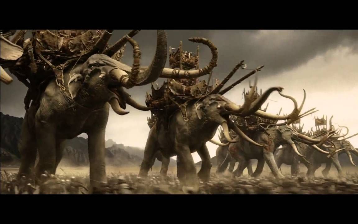 【全面战争罗马重制】猛犸巨兽大战高卢蛮族