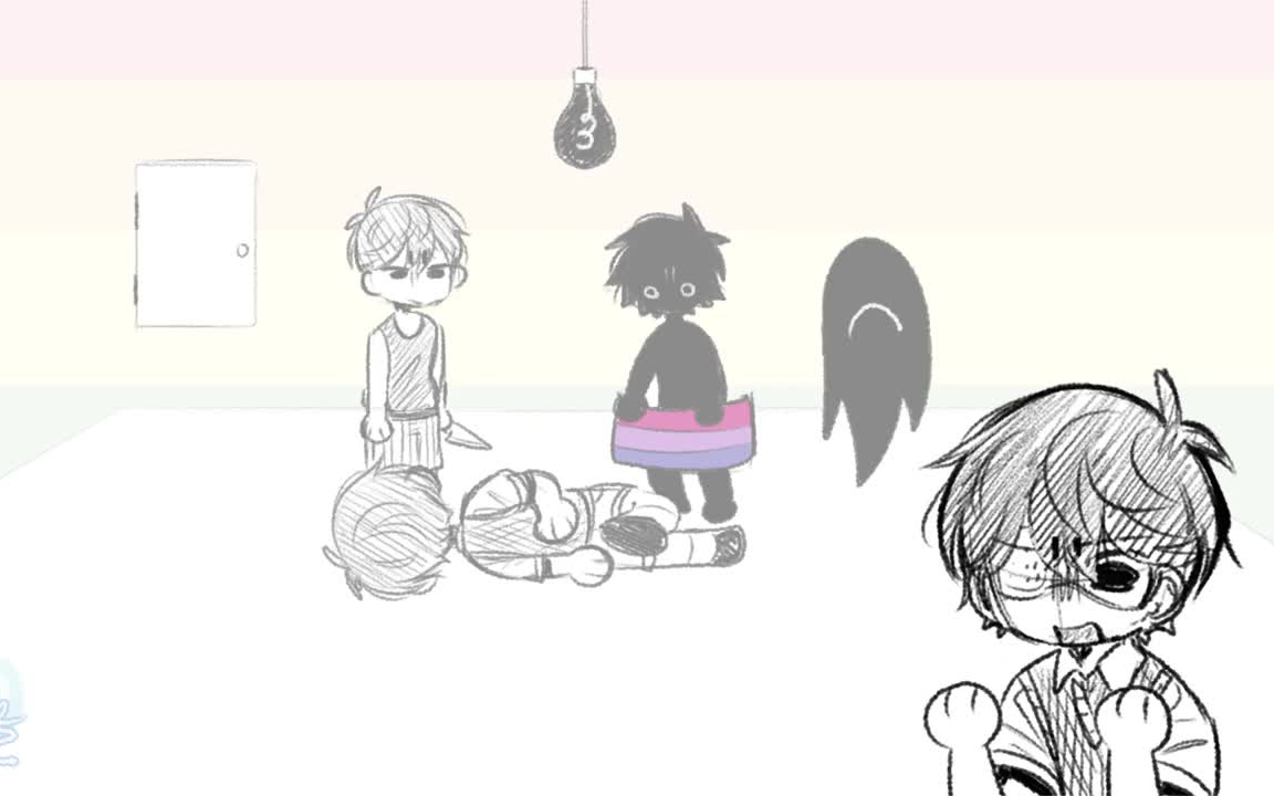 [图]【转载】My whole family thinks I'm gay || OMORI animatic||Suntan