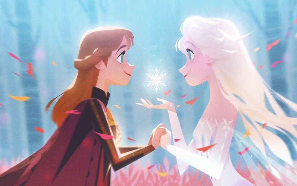 [图]【冰雪奇缘/Elsanna】 You are the wind beneath my wings