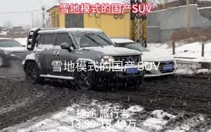 下载视频: 雪地模式的国产SUV