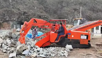 矿用轮式刮板扒渣机 挖掘装载一体 前扒后卸装车效率高