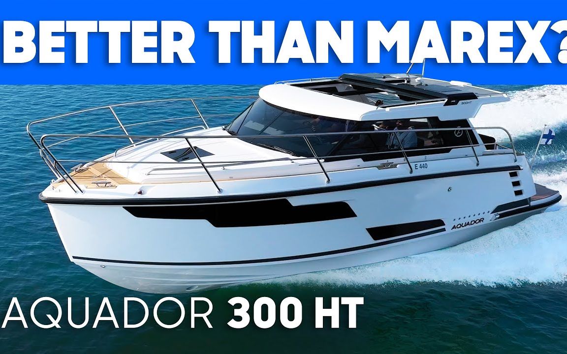 【yachtbuyer游艇游览】24 万欧元 aquador 300 ht