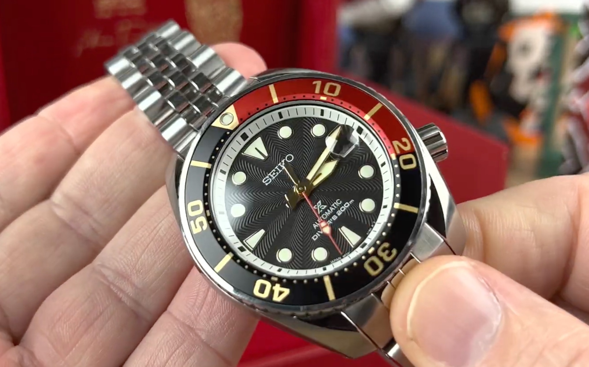 开箱精工相扑小mmseiko sumo spb247 [@random rob]_哔哩哔哩_bili