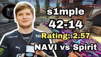 Télécharger la video: 21年的s1mple (42-14) Rating:2.57 (炼狱小镇) NAVI对阵绿龙 | 2021.07.05【经典老番16】