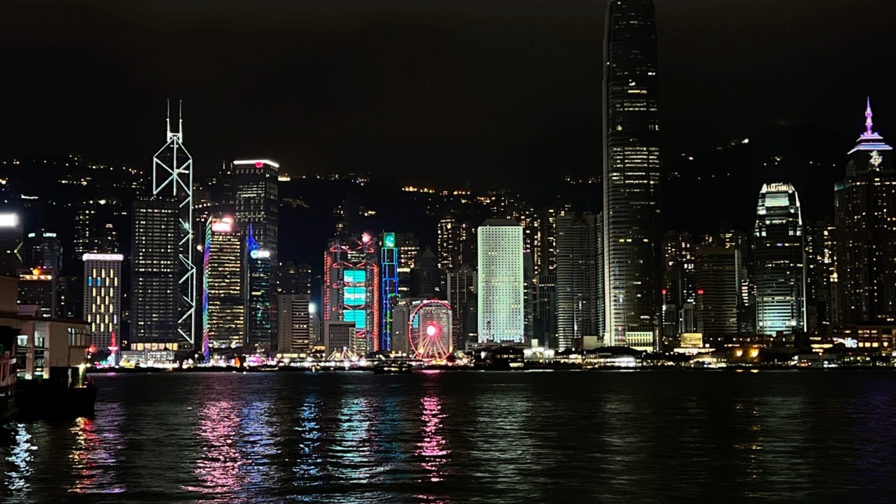 香港中环夜景