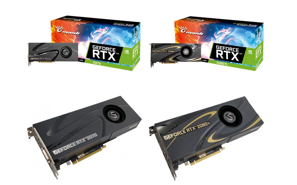 又想跳出OEM世界!万丽宣布推出涡轮散热版GeForce RTX 2070和2080 Ti哔哩哔哩bilibili