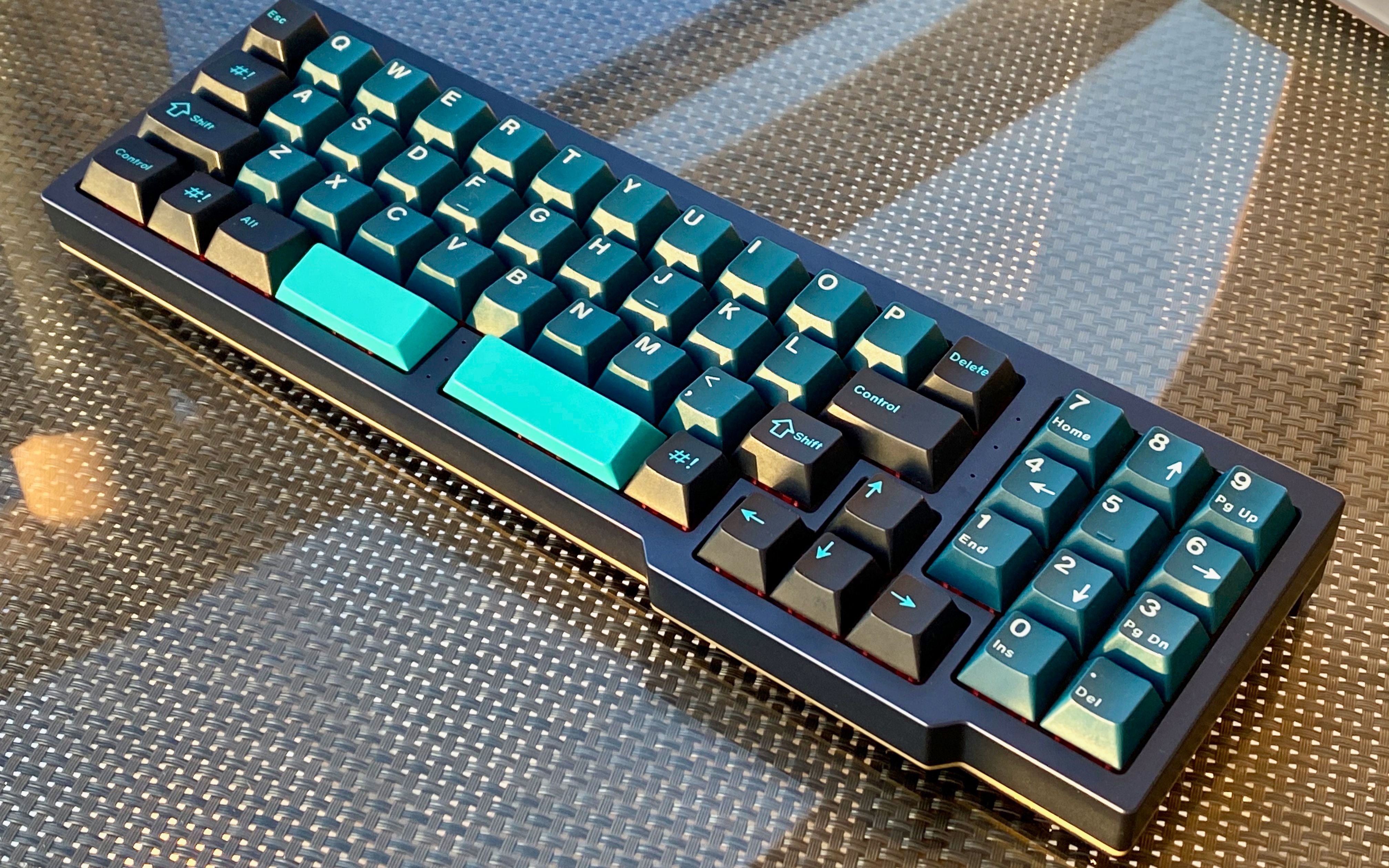 elongate 1800mini配列客制化键盘打字声音*铝合金版本