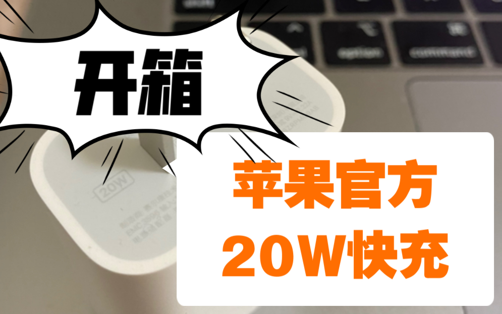 【开箱】苹果官方20W快充充电器|TY每日观察哔哩哔哩bilibili