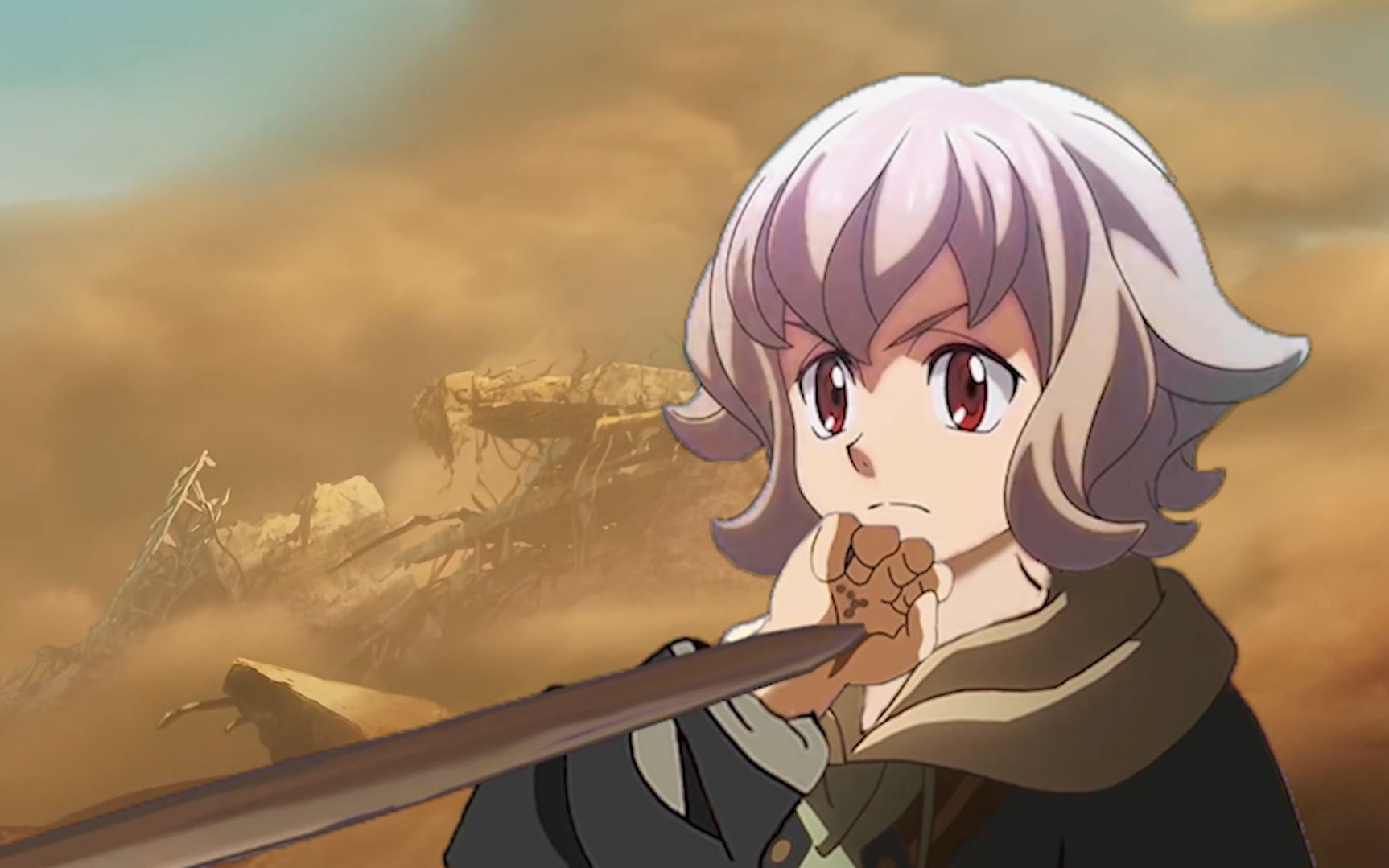 阿特拉想要保护奥尔加阿特拉徒手接子弹接岗钉bb