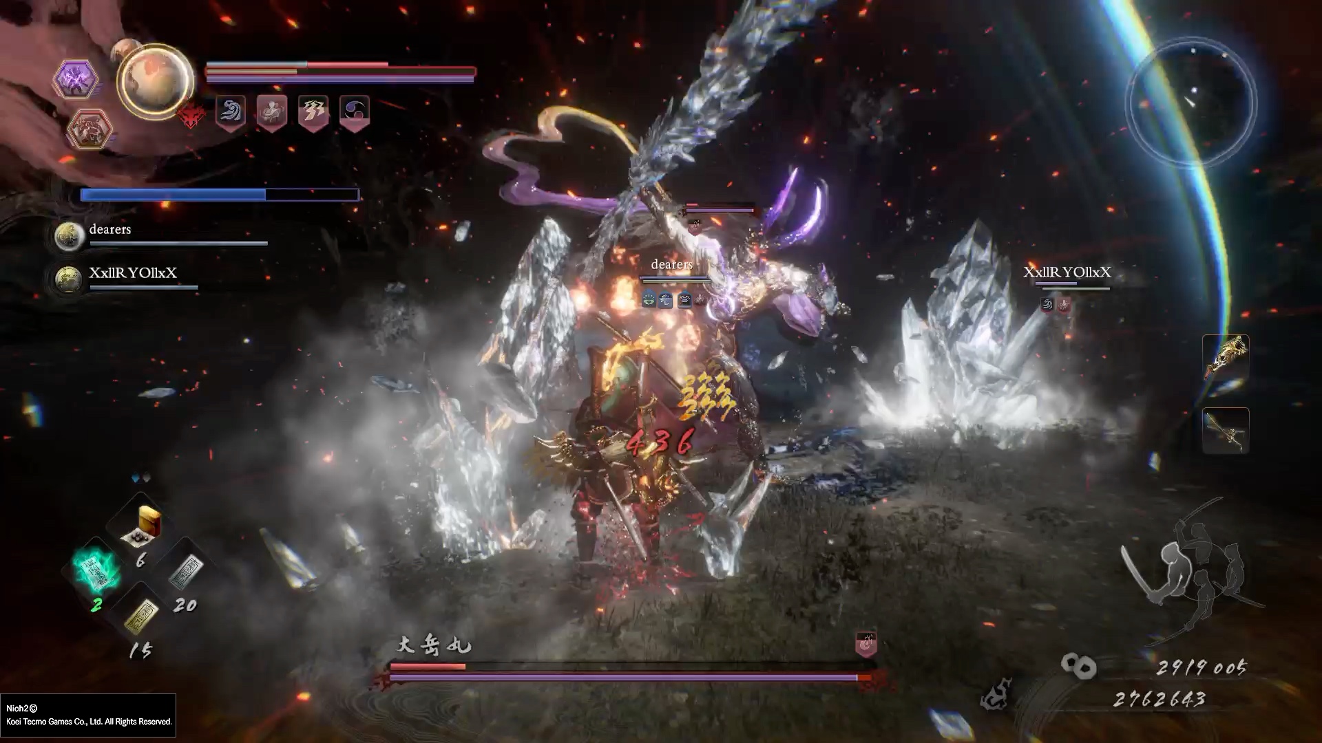 仁王2最终boos大岳丸实况