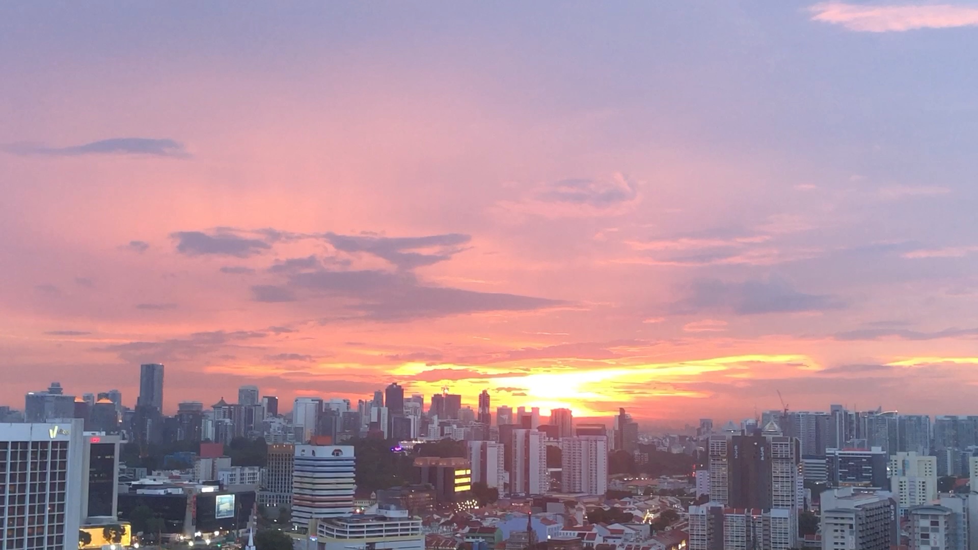 新加坡丨伟大的粉色夕阳碎片