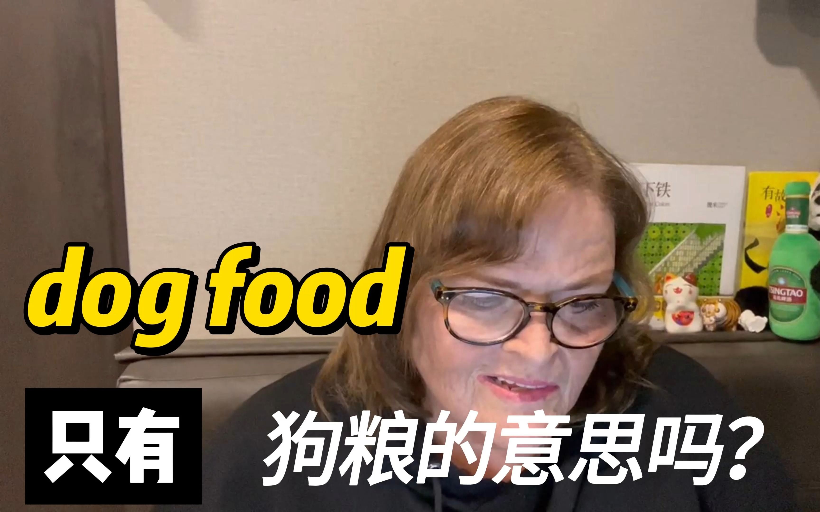 dog food在这里是什么意思?哔哩哔哩bilibili