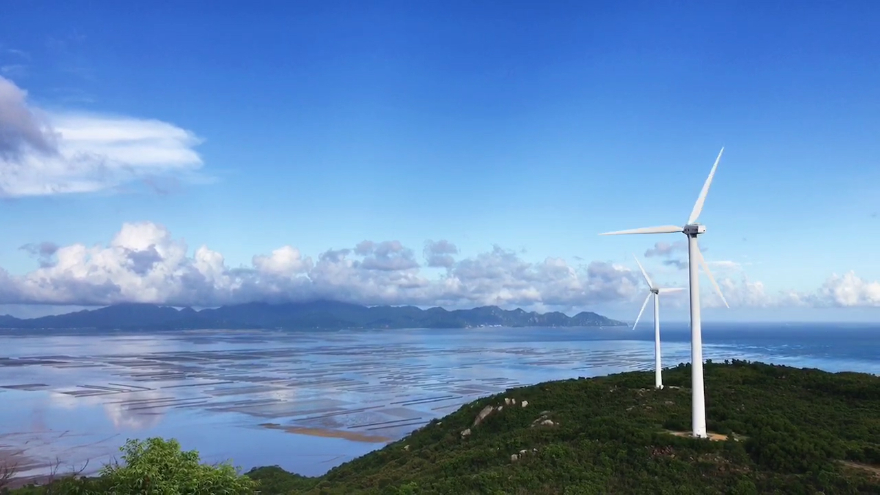 台山隆文风车山.
