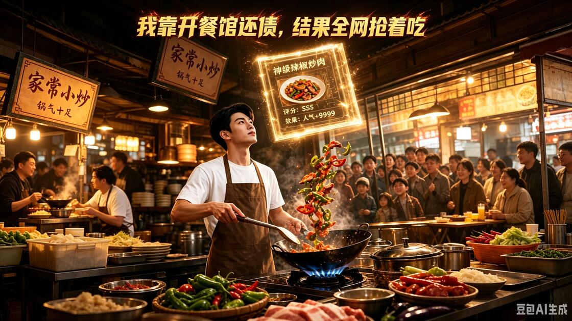 我开餐馆还债,结果全网抢着吃第一季