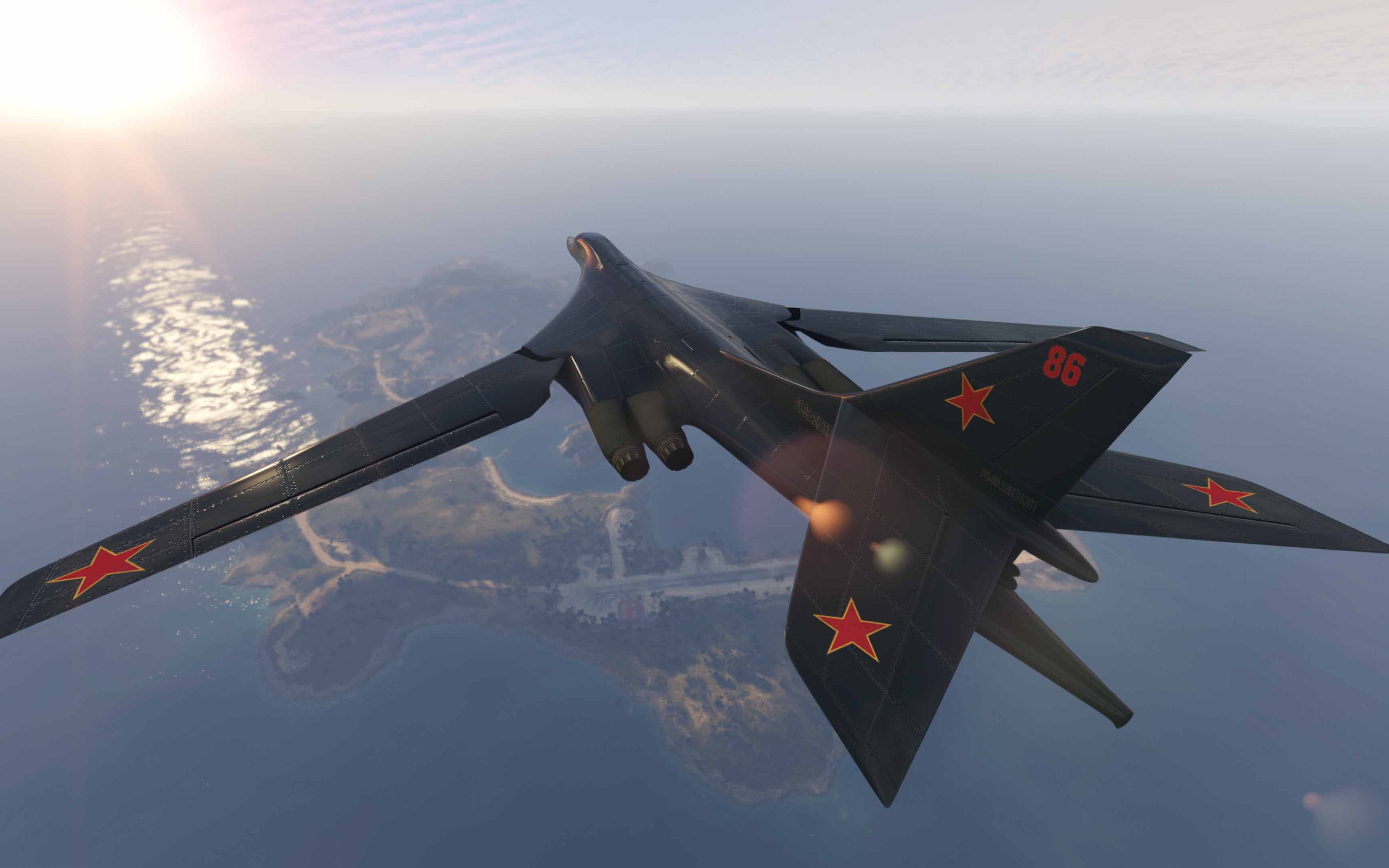 gta5线上载具更新 图-160 超大战略轰炸机 一架飞机占用一整个机库!