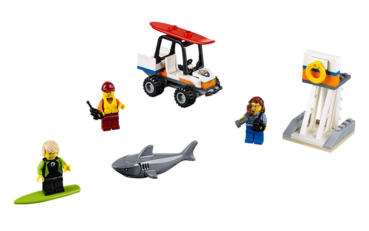 乐高lego60163城市系列海岸警卫队入门套装2017速拼评测