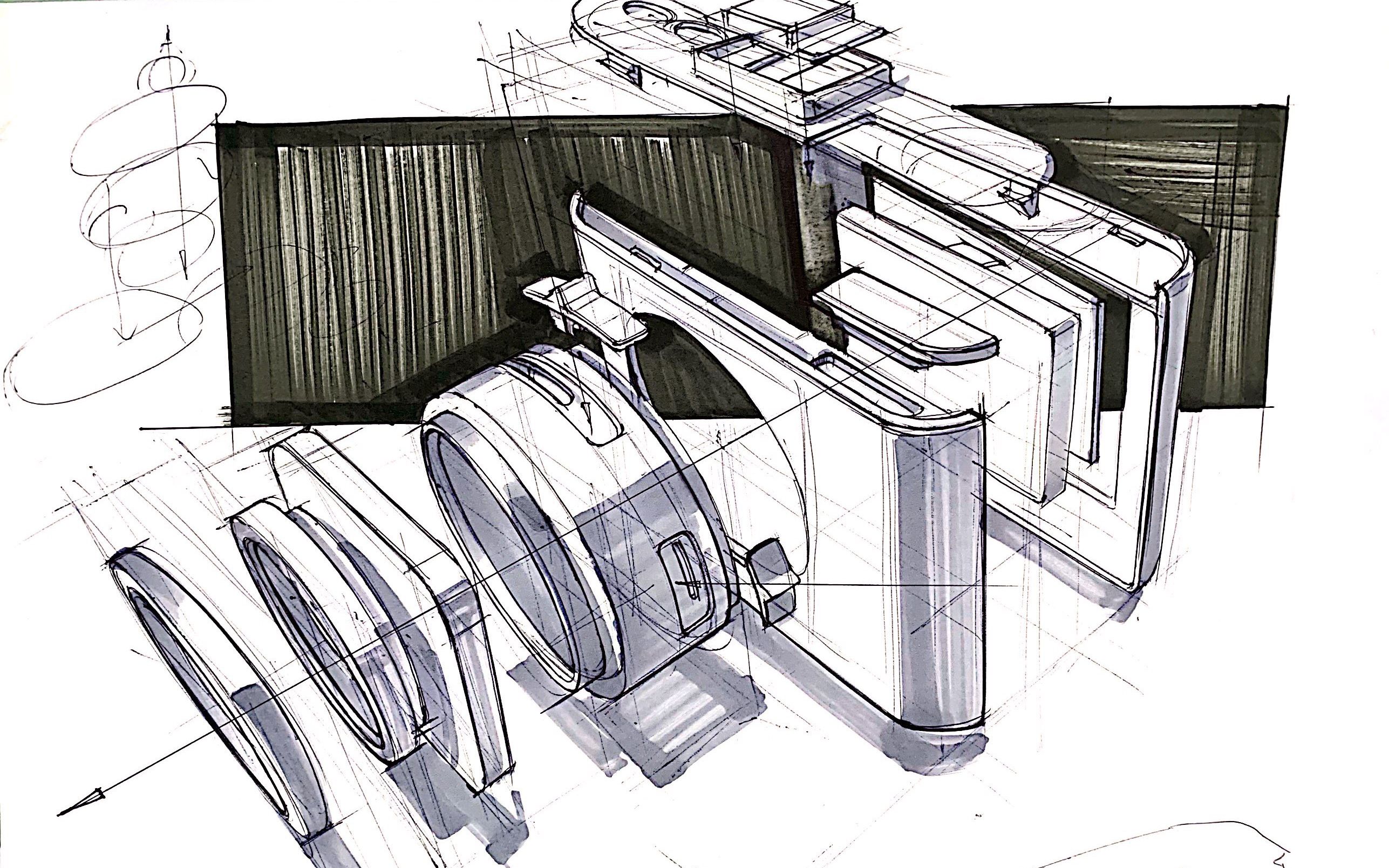 【清华美院考研】清华美院工业设计考研手绘示范