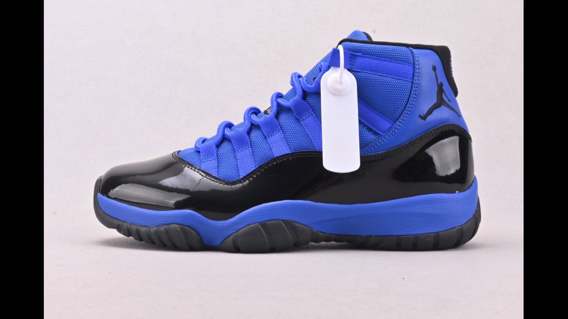 乔丹 air jordan 11 retro black blue 高帮黑蓝漆皮篮球鞋aj11 ct